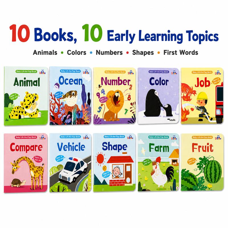 Baby Lift-The-Flap Learning Book Set