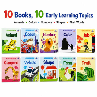 Baby Lift-The-Flap Learning Book Set